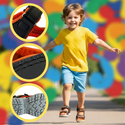 Sandalias niños 100% cuero.