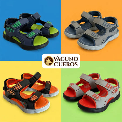 Sandalias niños 100% cuero.